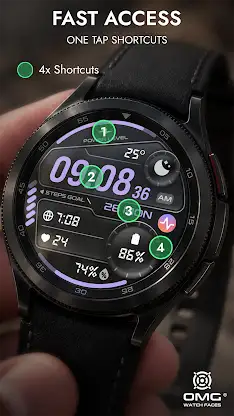 Tactical Watch Face - OMG 493 screenshot 3