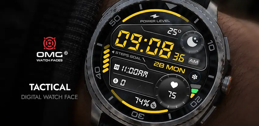 Tactical Watch Face - OMG 493 screenshot 1