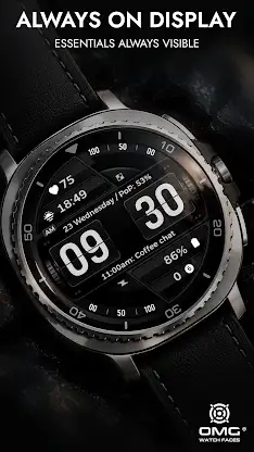 Flip Clock Watch Face OMG 495 screenshot 7