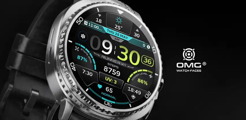 OMG - Runner X1 Watch Face screenshot 1