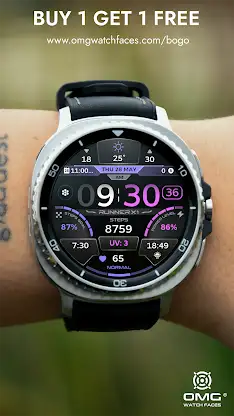 OMG - Runner X1 Watch Face screenshot 8