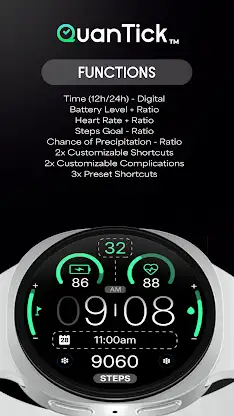 QuanTick 01 - Digital Watch screenshot 3