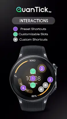 QuanTick 02 Minimal Watch Face screenshot 4