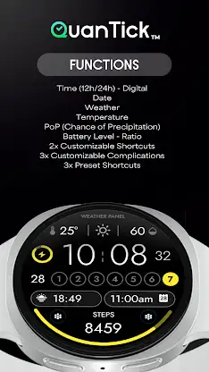 QuanTick 04 - Digital Watch screenshot 3