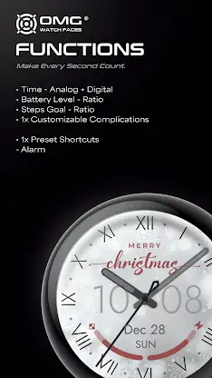 White Christmas - Watch Face screenshot 4