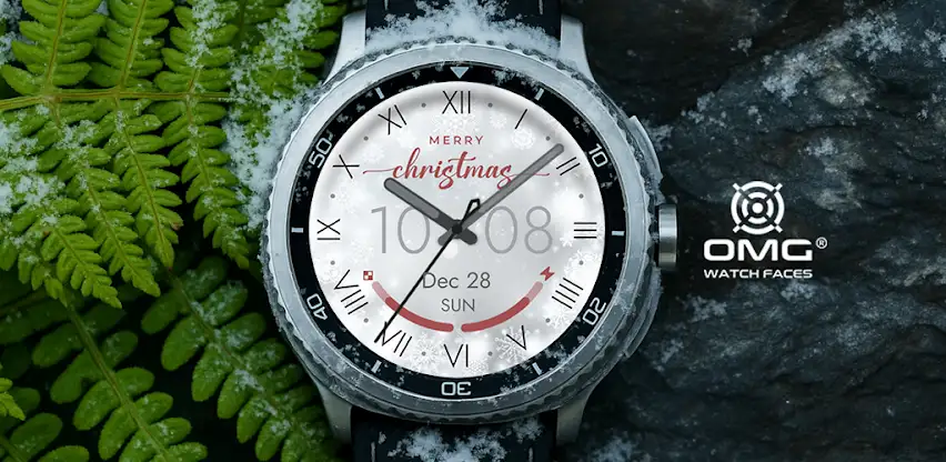 White Christmas - Watch Face screenshot 1