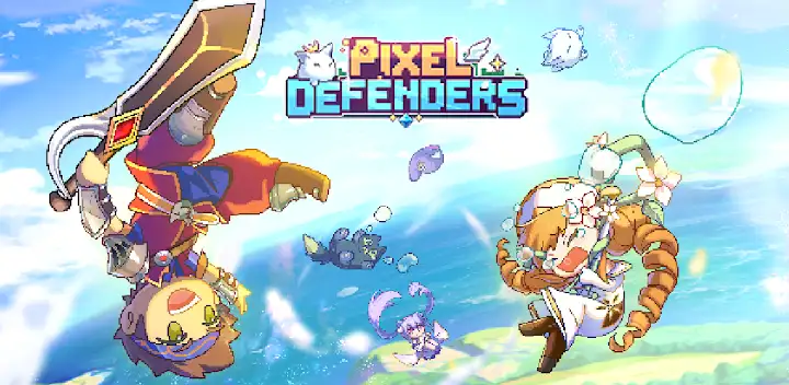 Pixel Defenders: Merge TD Game — Android game banner
