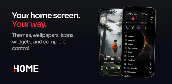 One4Home: Launcher & Themes — Android app banner