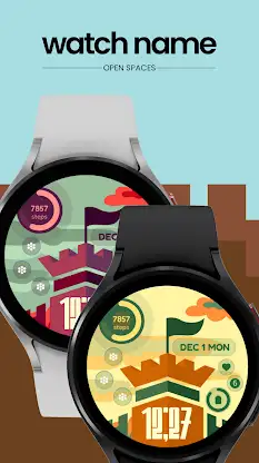 Crimson Keep Watch Face screenshot 2