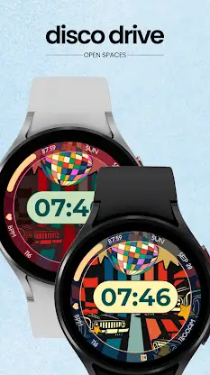 Disco Drive Watch Face screenshot 2