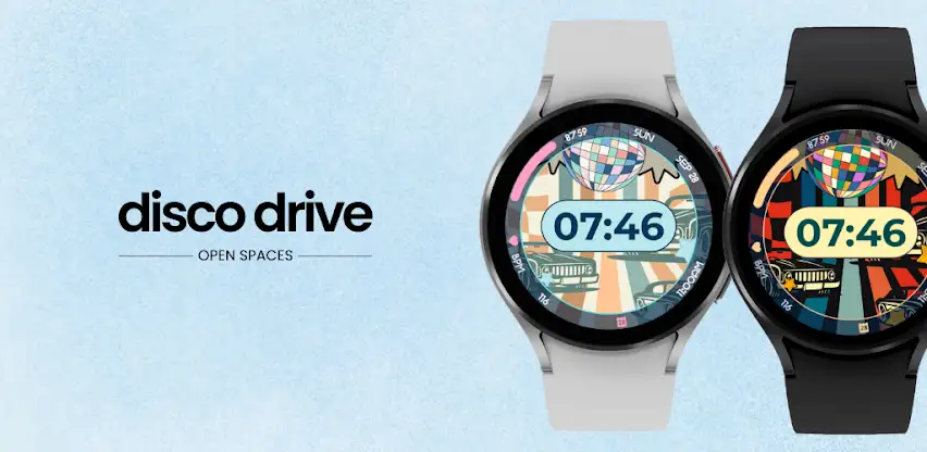 Disco Drive Watch Face screenshot 1