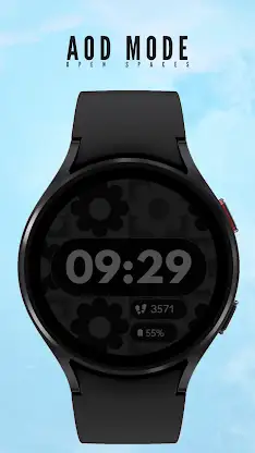 Flower Retro Watch Face screenshot 3