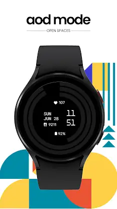 Metro Arc Watch Face screenshot 3