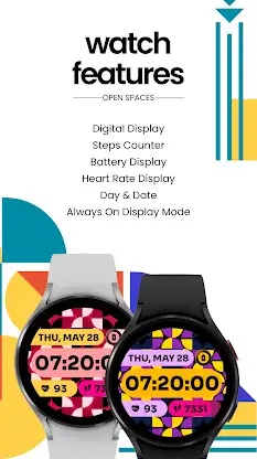 Modern Tile Watch Face screenshot 5