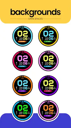 Neon Horizon Watch Face screenshot 4