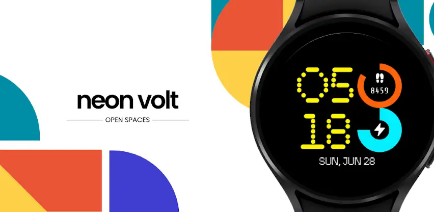 Neon Volt Watch Face screenshot 1