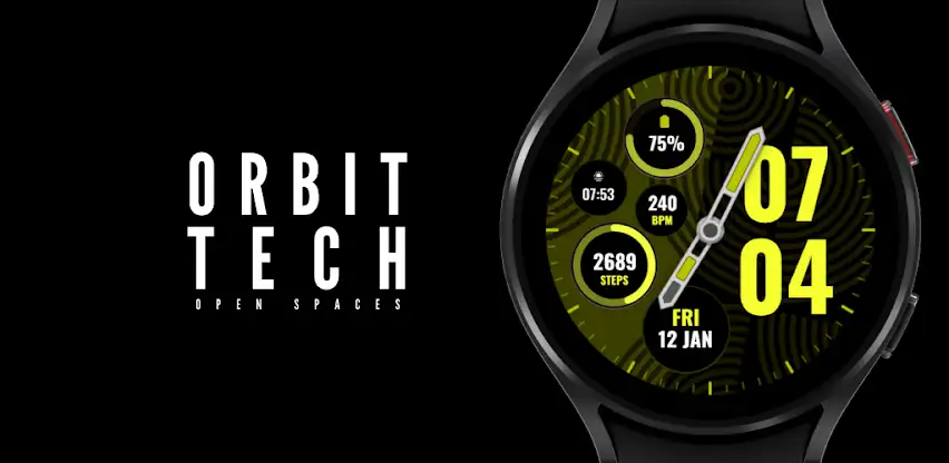 Orbit Tech Watch Face screenshot 1