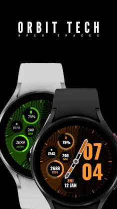 Orbit Tech Watch Face screenshot 2
