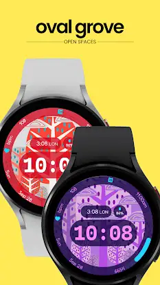Oval Grove Watch Face screenshot 2
