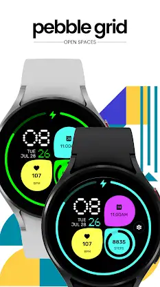 Pebble Grid Watch Face screenshot 2