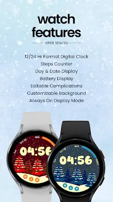 Snowscape Watch Face screenshot 4