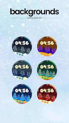 Snowscape Watch Face screenshot 5