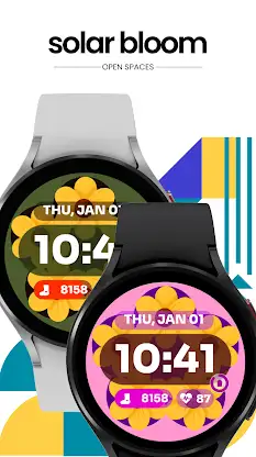 Solar Bloom Watch Face screenshot 2