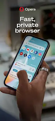 Opera: Private Web Browser screenshot 1