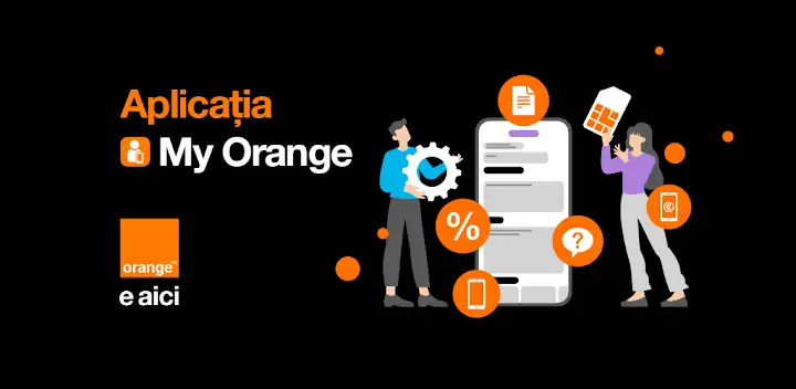 My Orange Romania — Android app banner