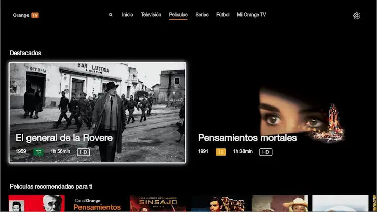 Orange TV para Android TV screenshot 2