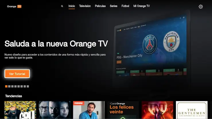 Orange TV para Android TV screenshot 1