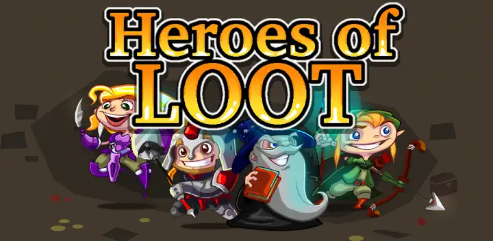 Heroes of Loot — Android game banner