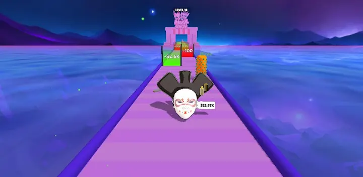 Mask Evolution: 3D Run Game — Android game banner
