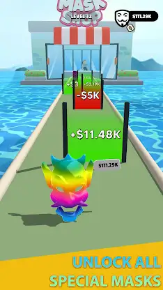 Mask Evolution: 3D Run Game screenshot 3
