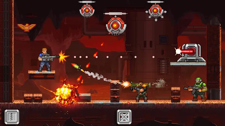 Gun Force Side-scrolling Game screenshot 1