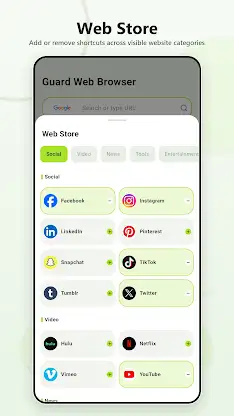 Guard Web Browser screenshot 3