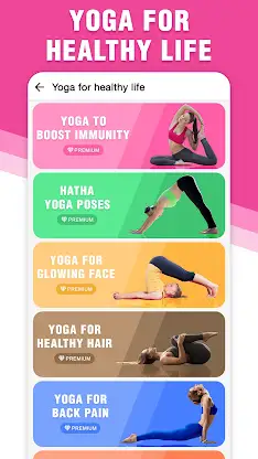 Yoga for weight loss & fitness screenshot 5