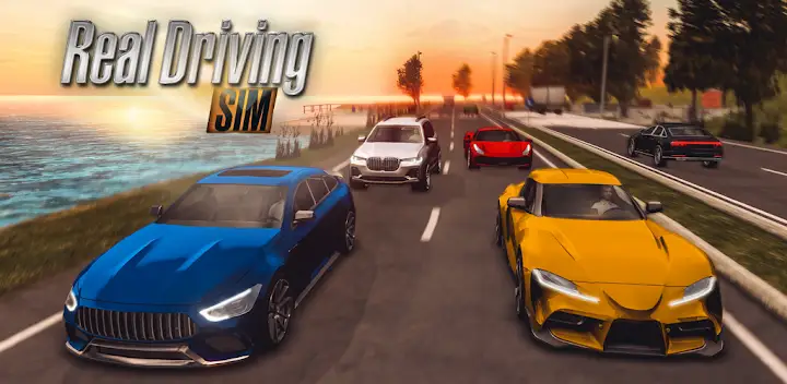 Real Driving Simulator — Android game banner