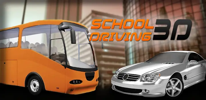 School Driving 3D — Android game banner