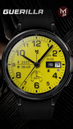 GUERILLA - Analog watch face screenshot 3