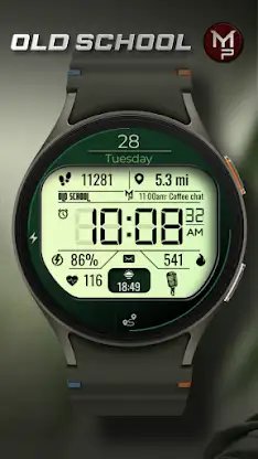 OLD SCHOOL - Watch face screenshot 5