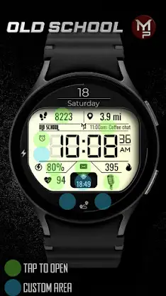 OLD SCHOOL - Watch face screenshot 3