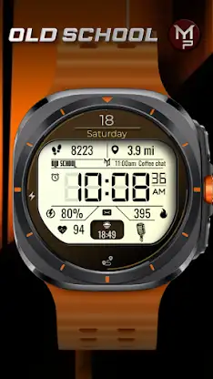 OLD SCHOOL - Watch face screenshot 7