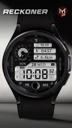 RECKONER - Digital watch face screenshot 1