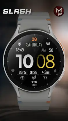 SLASH - Digital Watch Face screenshot 4