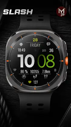 SLASH - Digital Watch Face screenshot 3