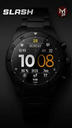 SLASH - Digital Watch Face screenshot 2