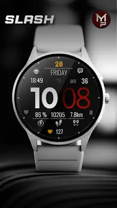 SLASH - Digital Watch Face screenshot 1