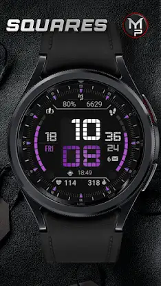 SQUARES - Watch face screenshot 6