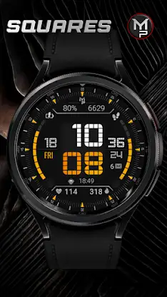 SQUARES - Watch face screenshot 2